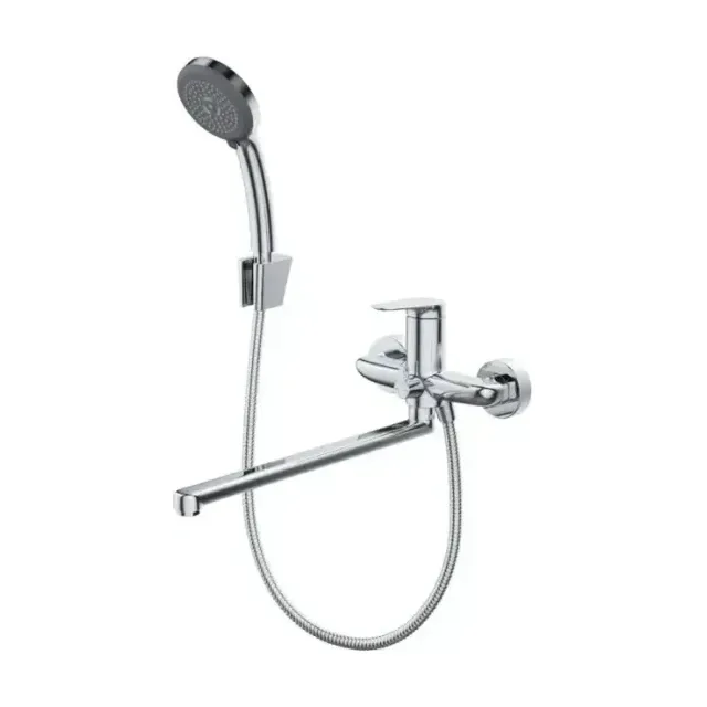 Смеситель Iddis Зодиак Икс (Zodiac X) ZDXSBL2i10 для ванны с длинным изливом хром