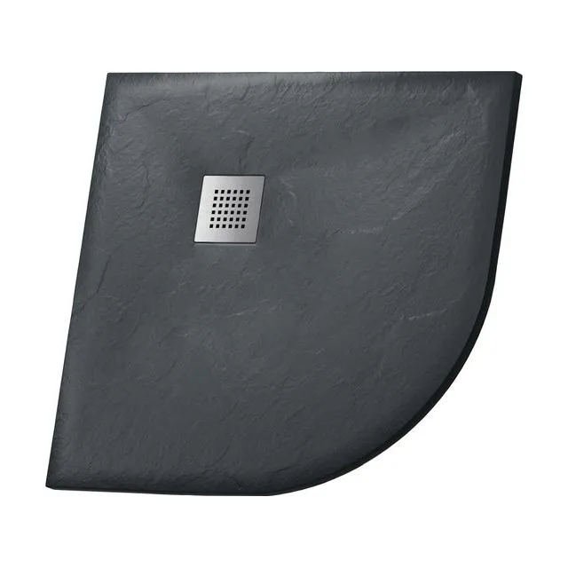 Душевой поддон Grossman Strong GR-S2100100 (100х100) из искусственного камня,1/4 круга,графит