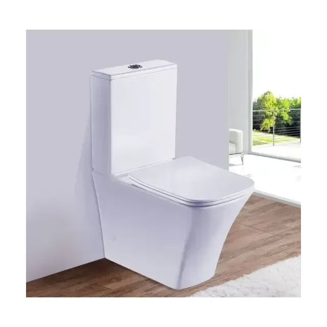 Унитаз-компакт Esbano Crisan 35*62,5 White безободковый с крышкой-сиденьем микролифт