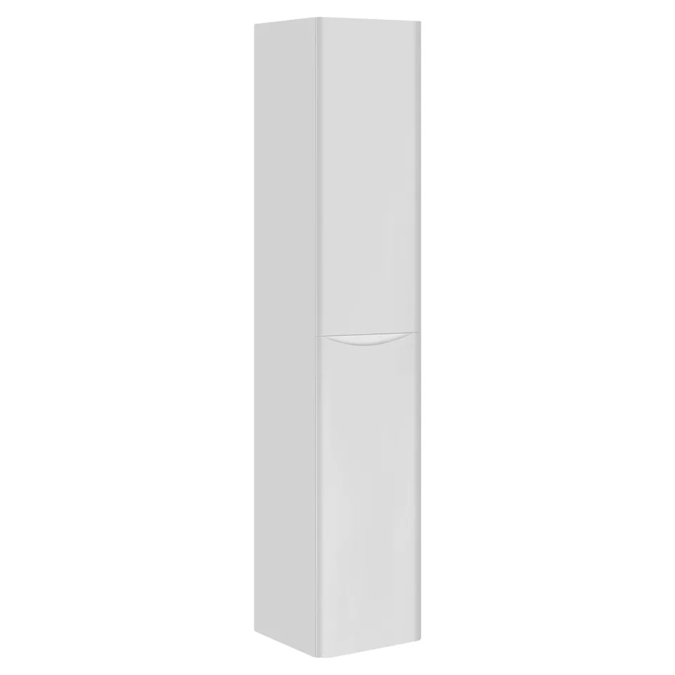 Шкаф-пенал Vincea VSC-2P170GW-R 35 см подвесной белый глянцевый (G.White) правосторонний