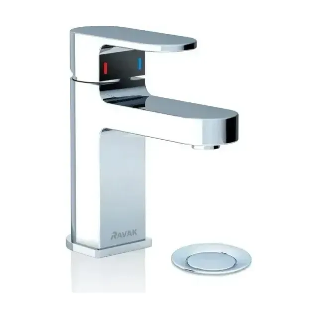 Смеситель Ravak Chrome CR 011.00 для раковины с донным клапаном