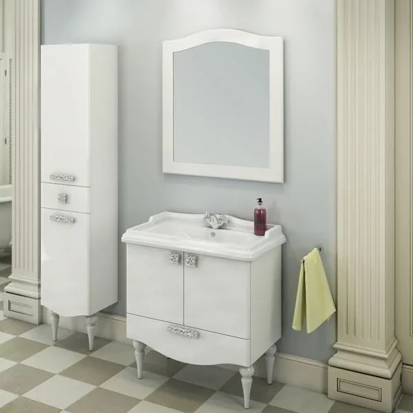 Зеркало Comforty Монако 80 белое