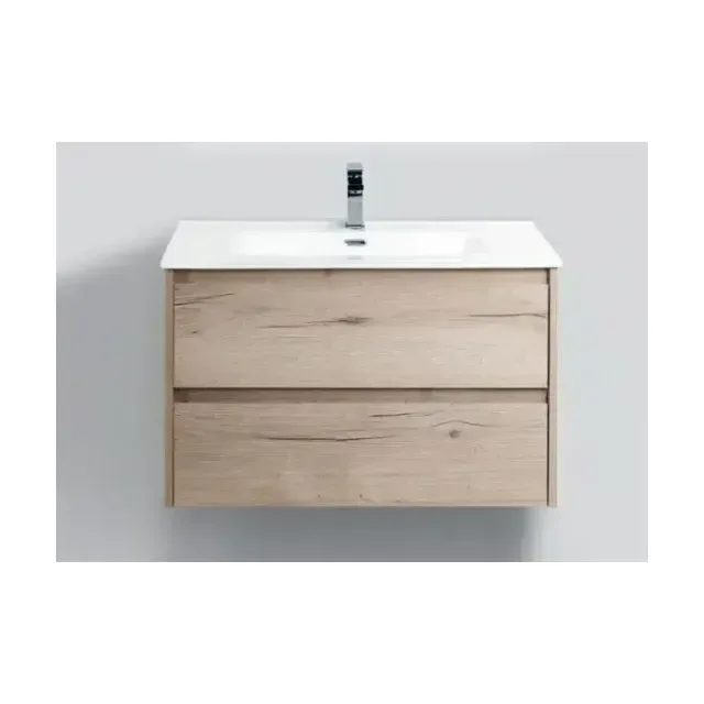 Тумба с раковиной BelBagno Крафт (Kraft) 70 белый дуб Галифакс