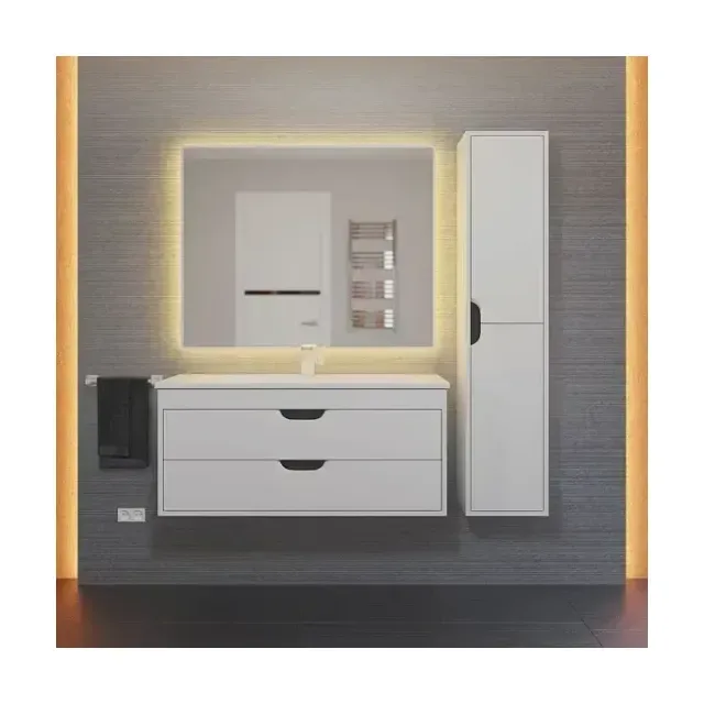 Комплект мебели Uperwood Modul 100 белый/графит матовый