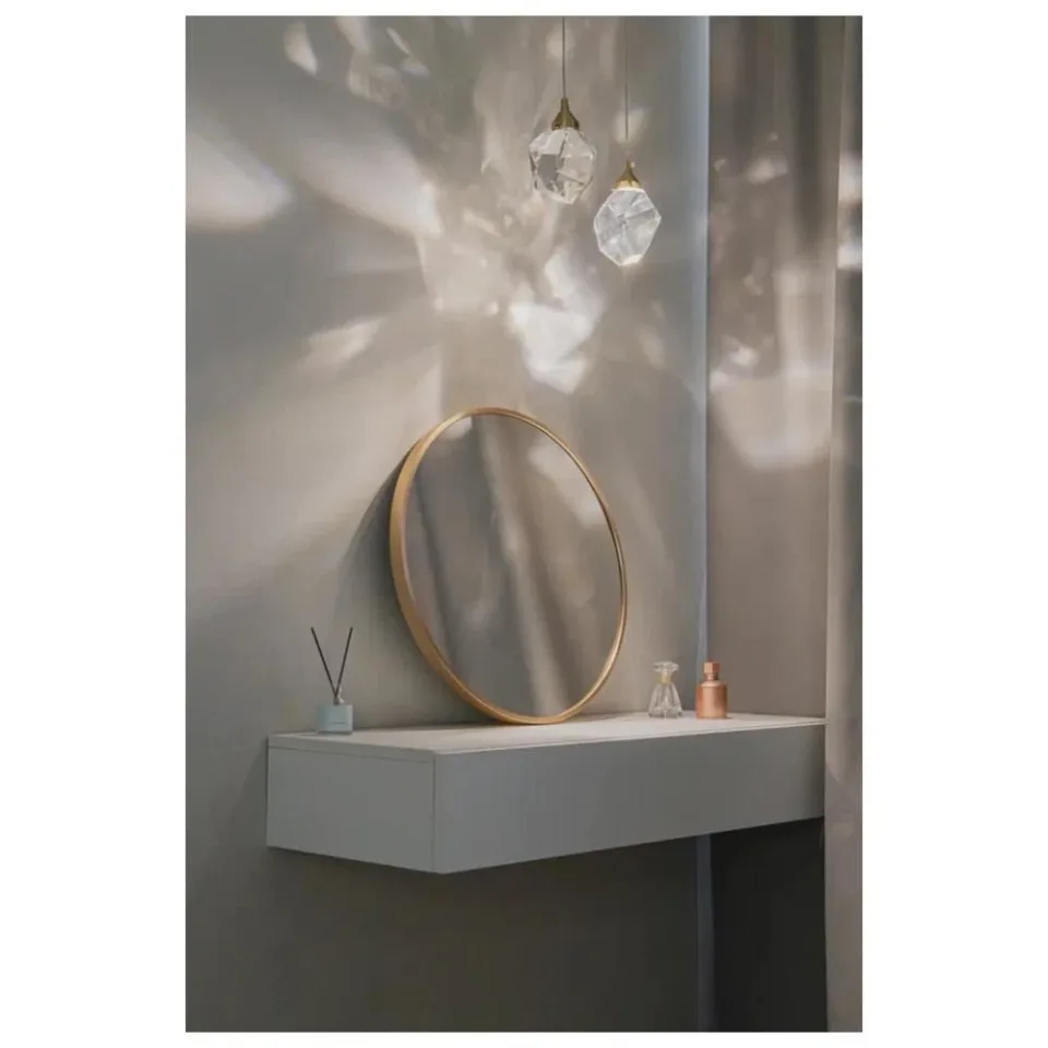 Зеркало Silver Mirrors Selena 50 брашированное золото