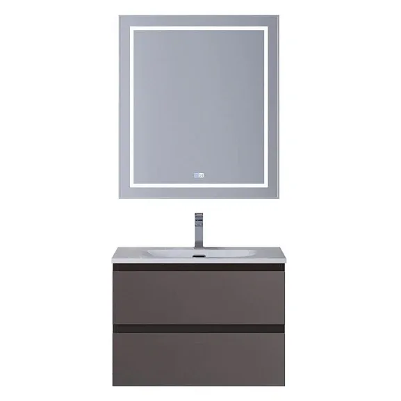 Комплект мебели BelBagno Крафт (Kraft) 70 темно-серый матовый (раковина BB-8099-70)