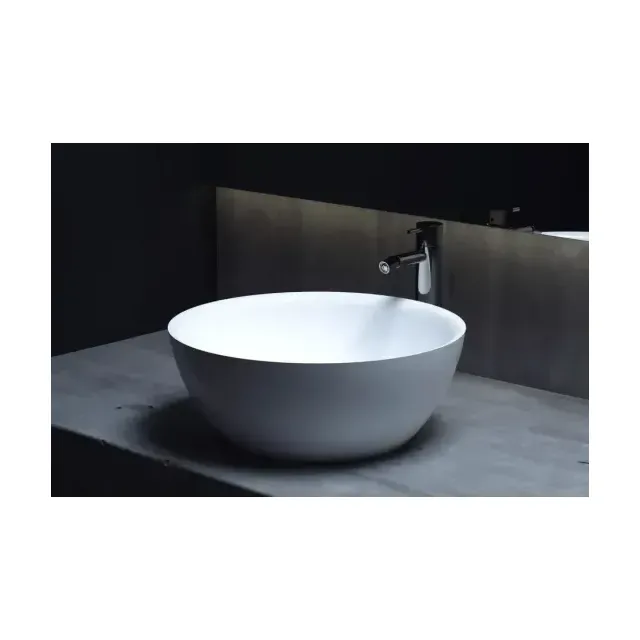 Накладная раковина Salini Alda 02 S-Stone 42,5*42,5 белая матовая