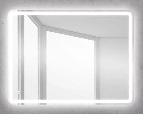 Зеркало BelBagno SPC-MAR-1000-800-LED-TCH 100*80 с ЛЕД подсветкой сенсорный выключатель