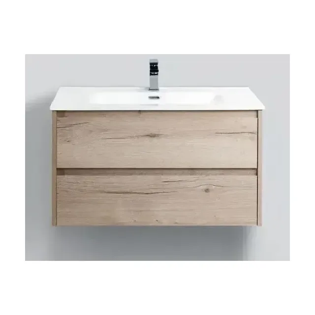 Тумба с раковиной BelBagno Крафт (Kraft) 90 белый дуб Галифакс