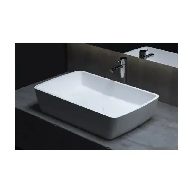 Накладная раковина Salini Gloria 11 S-Stone 65*40 белая матовая