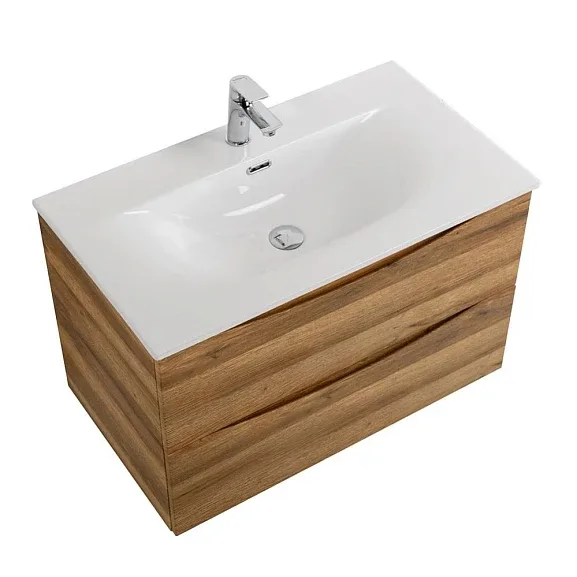 Комплект мебели BelBagno Marino-Cer-N 90 дуб рустик
