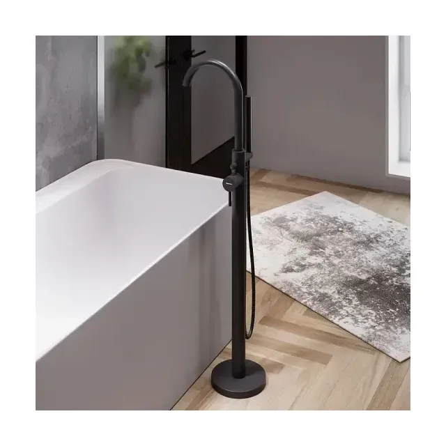 Напольный смеситель Damixa Scandinavian Pure 365000300 черный матовый
