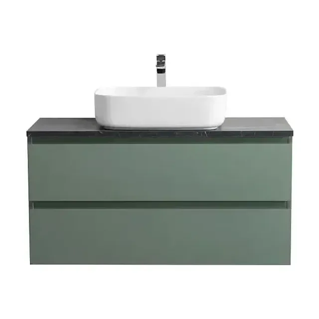 Тумба с раковиной BelBagno Крафт (Kraft) 100 еловая матовая со столешницей черный матовый мрамор