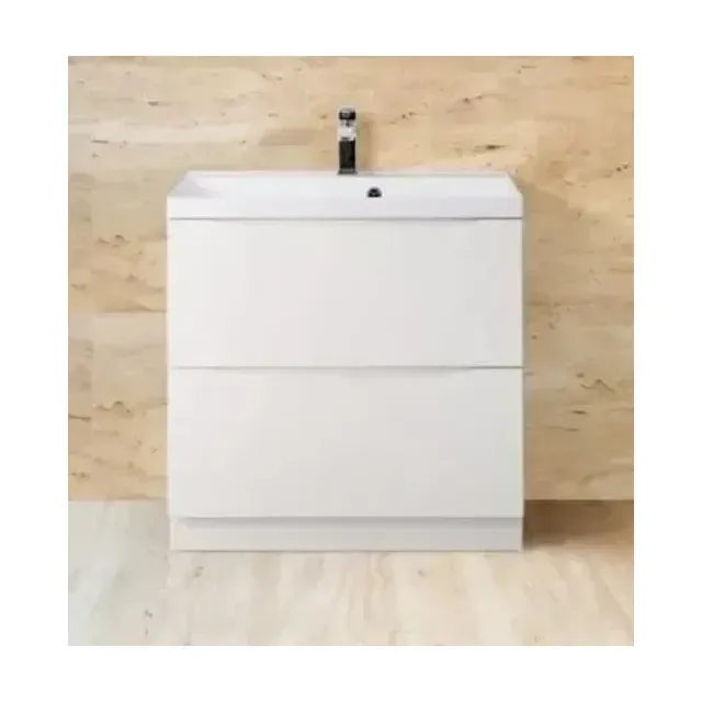 Тумба с раковиной BelBagno Марино (Marino) 60 белый глянец напольная