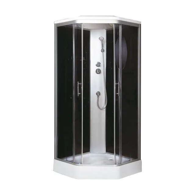 Душевая кабина Niagara Ultra NG-2506-01 (90х90х220) низкий поддон(16см),стекло тонированное