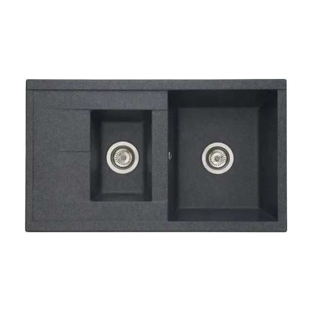 Мойка для кухни AQUATON Делия 87 графит 1A716232DE210