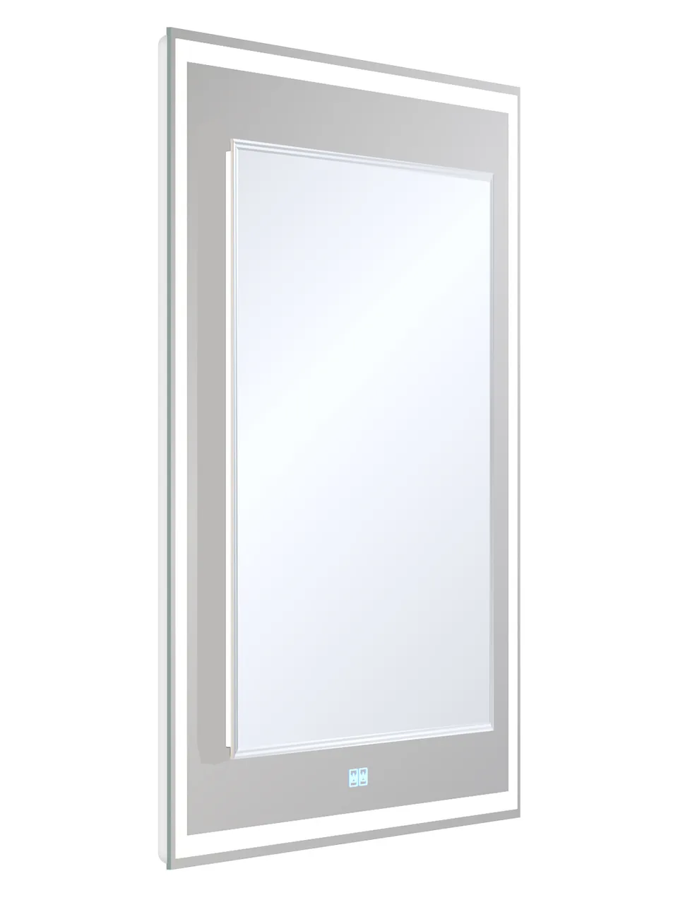 Зеркало со встроенной и контурной подсветками CEZARES CZR-SPC-RELAX-800-800-LED-TCH-GR