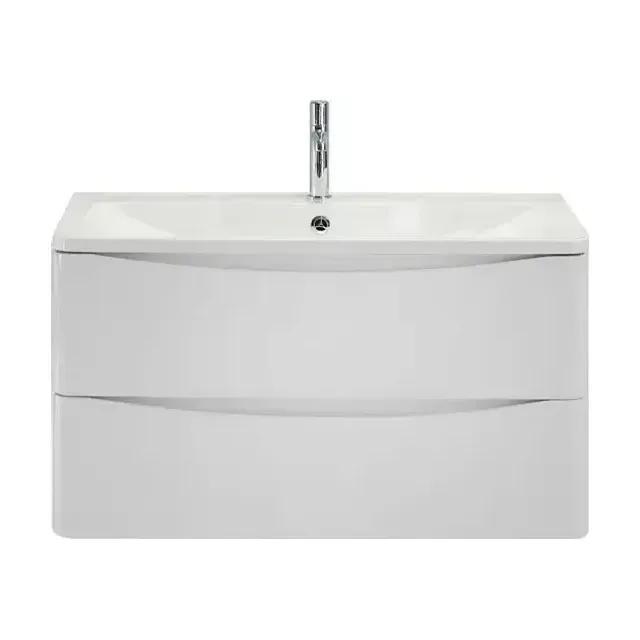 Тумба с раковиной BelBagno Аква (Acqua) 80 белый глянец