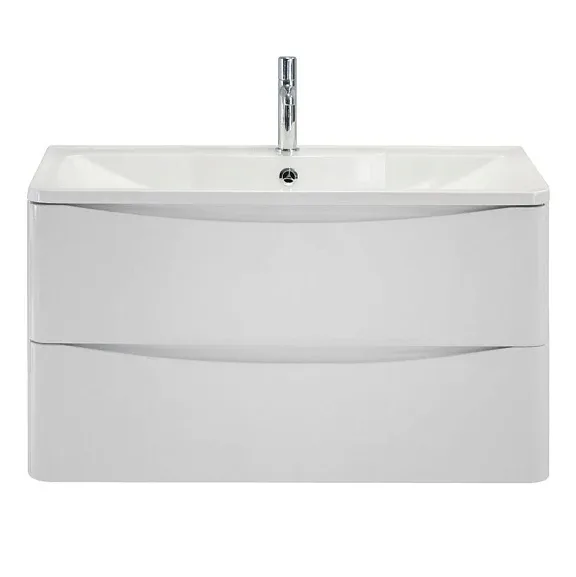 Тумба с раковиной BelBagno Аква (Acqua) 80 белый глянец
