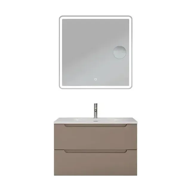 Комплект мебели BelBagno Этна (Etna) 90 бежевый матовый (раковина BB-8099-90)