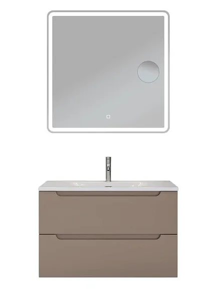 Комплект мебели BelBagno Этна (Etna) 90 бежевый матовый (раковина BB-8099-90)