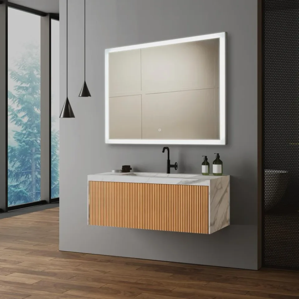 Зеркало Silver Mirrors Гуверт 100*80 с Led-подсветкой сенсорный выключатель