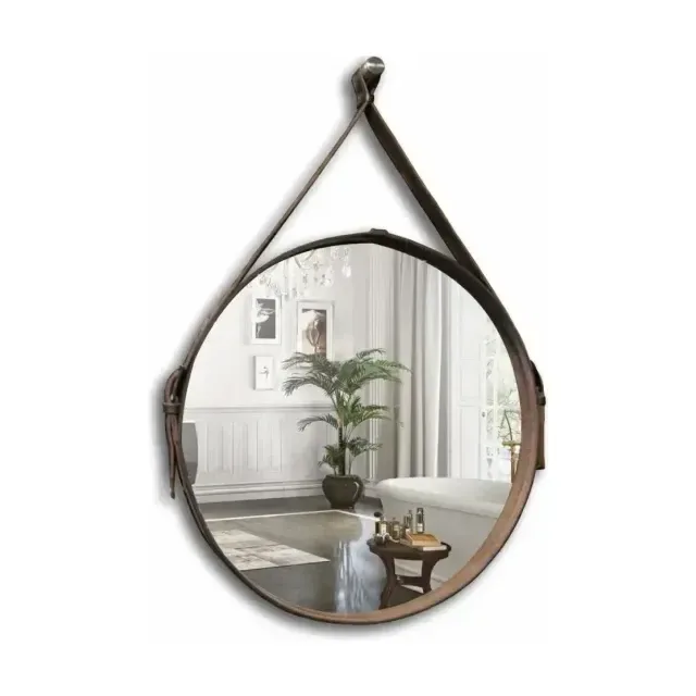 Зеркало Silver Mirrors Капитан 51 ремень коричневая кожа
