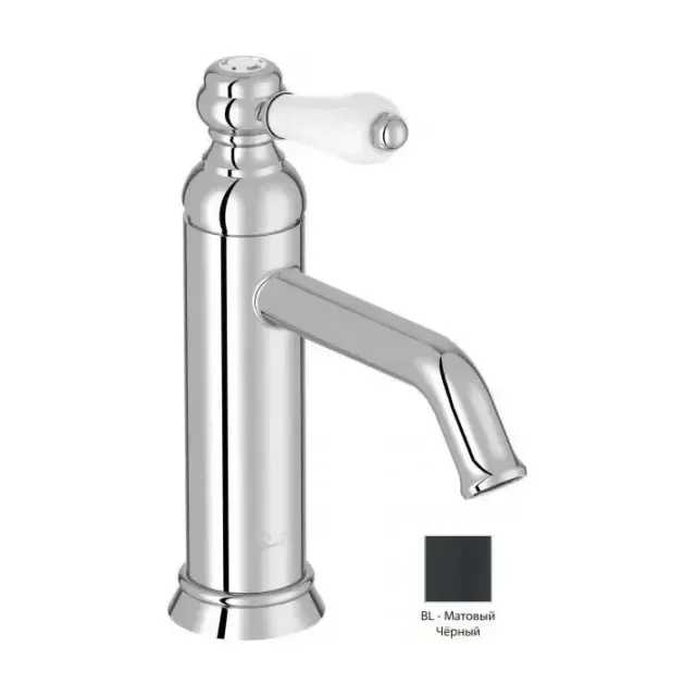 Смеситель Jacob Delafon Louise E24360-BL для раковины матовый черный