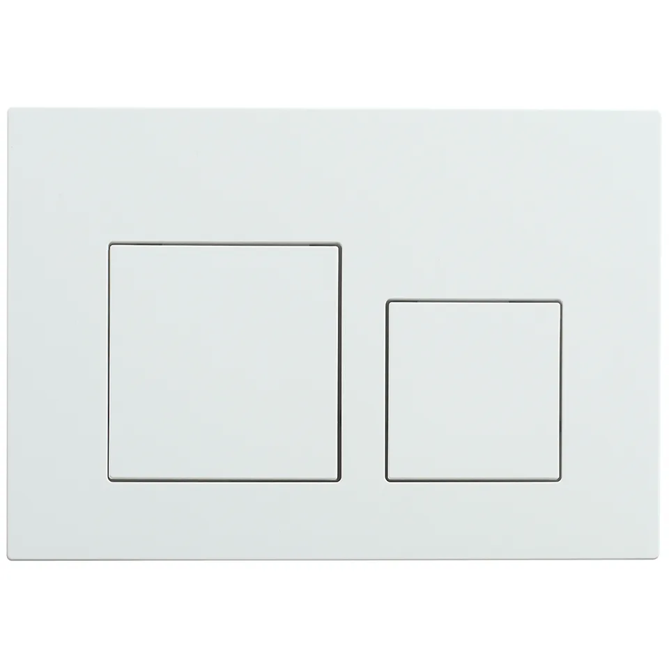 Кнопка смыва Veconi FLUSH V4, FLV4-W, 240х162х10, пластик, белый глянец