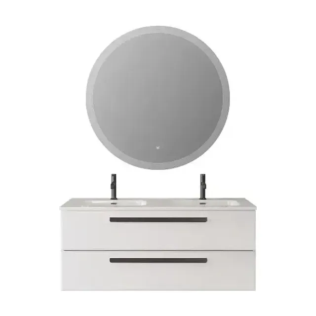 Комплект мебели Cezares Эко-Кер (Eco-Cer) 120 белый глянцевый (раковина CZR-8095-120-2)