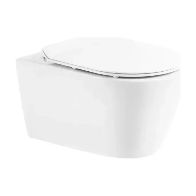 Подвесной унитаз BelBagno Марино (Marino) BB105CHR 36*52 безободковый с крышкой-сиденьем BB2111SC