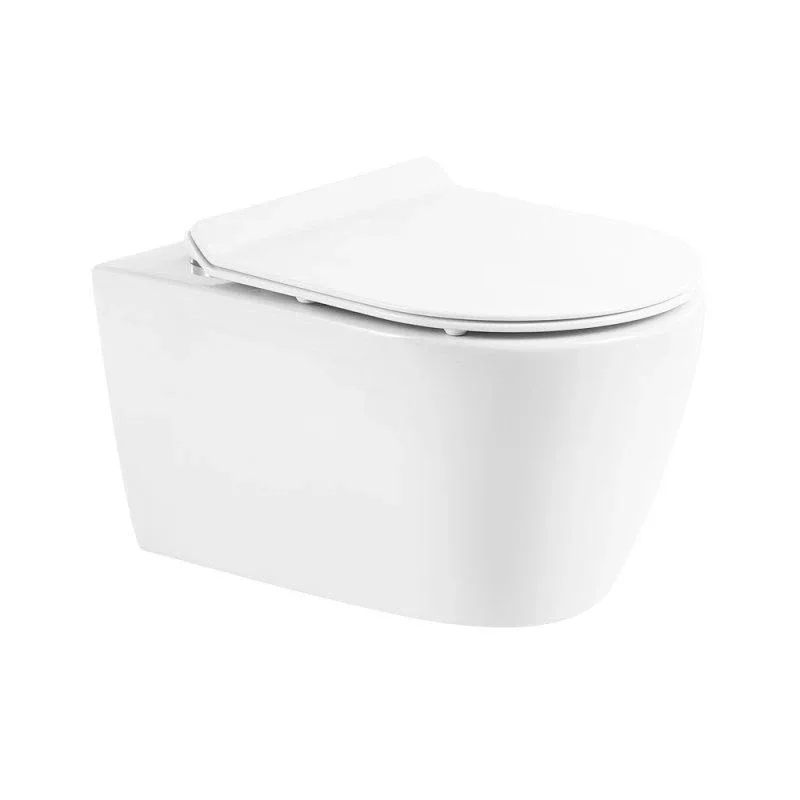Подвесной унитаз BelBagno Марино (Marino) BB105CHR 36*52 безободковый с крышкой-сиденьем BB2111SC