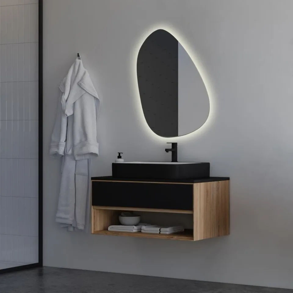 Зеркало Silver Mirrors Молекула/Molecula 56,9*79,6 с Led-подсветкой инфракрасный выключатель