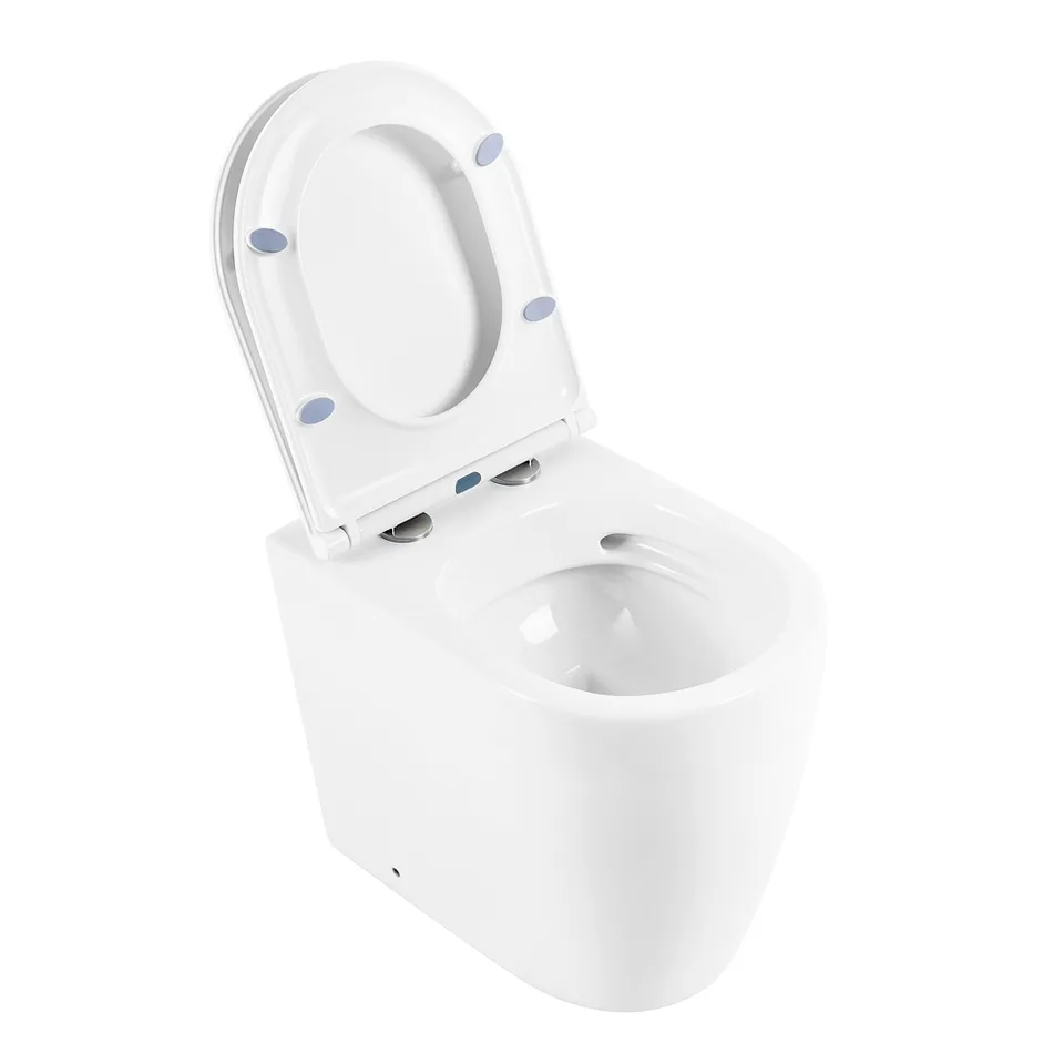 Унитаз приставной безободковый BelBagno MARINO BB105CBR/BB870SC