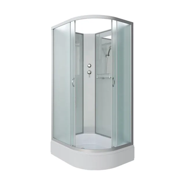 Душевая кабина Niagara Classic NG-33184-14LBK (110х80х200) средний поддон(26см),стекло матовое