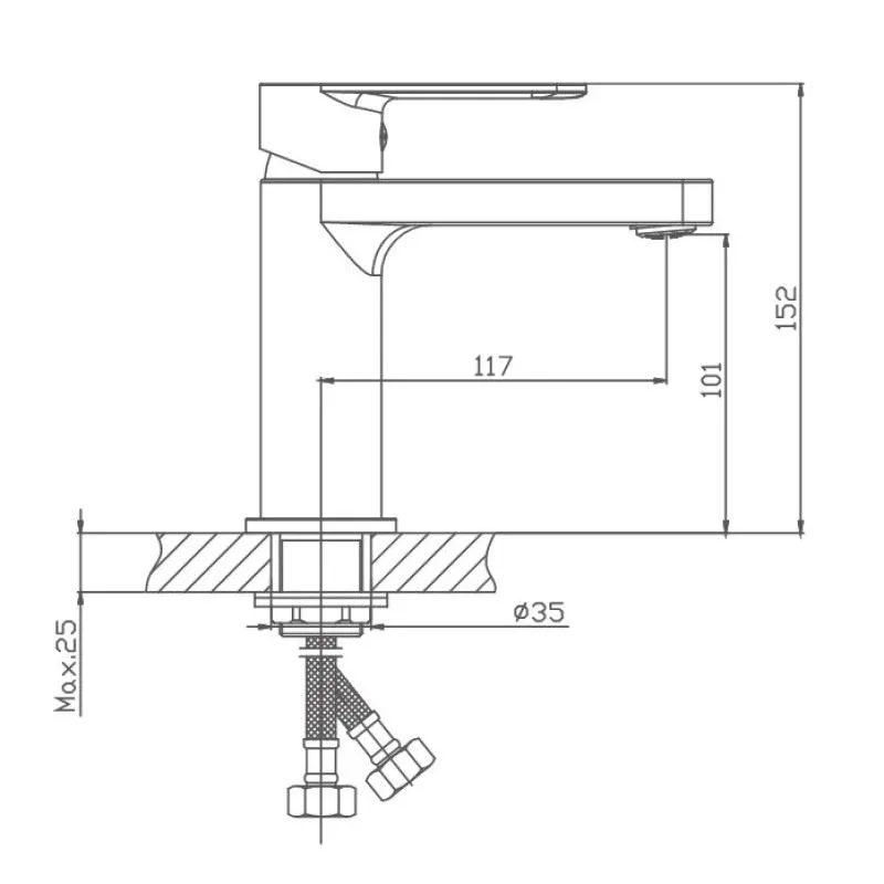 Смеситель Haiba HB10617 для раковины