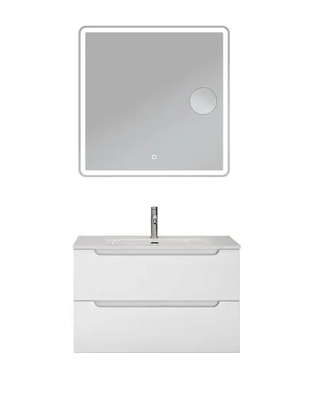 Комплект мебели BelBagno Этна (Etna) 90 белый матовый (раковина BB900ETL)