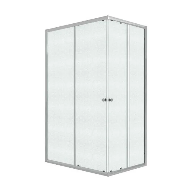Душевое ограждение Niagara Eco NG-1018-14QMT (100х80х190) прямоугольник,раздвижное,хром,стекло матовое