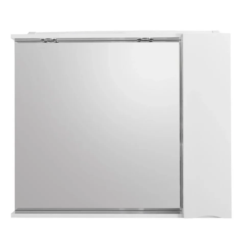 Зеркало-шкаф BelBagno Марино (Marino) 80*75 правая белый глянец