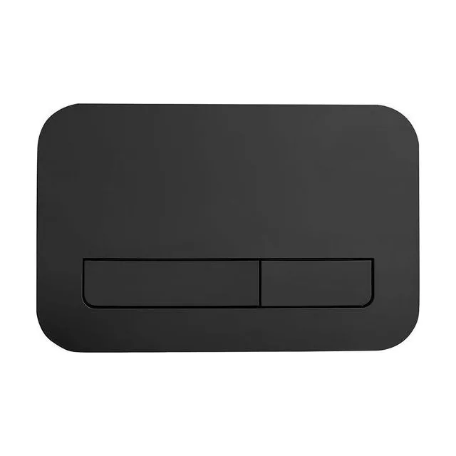 Кнопка смыва Veconi FLUSH V12, FLV12-B, 240х162х7, пластик, черный матовый