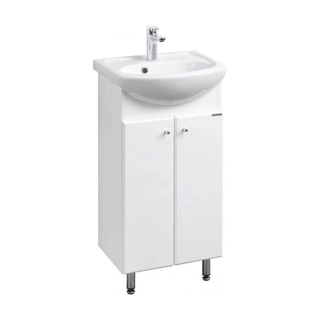 Тумба под раковину AQUATON Мира Н 45 белый 1A104401MR010