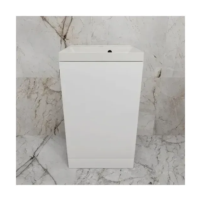 Тумба с раковиной Style Line Моно 50 L/R белый софт (раковина Asti 50*45 жасмин)
