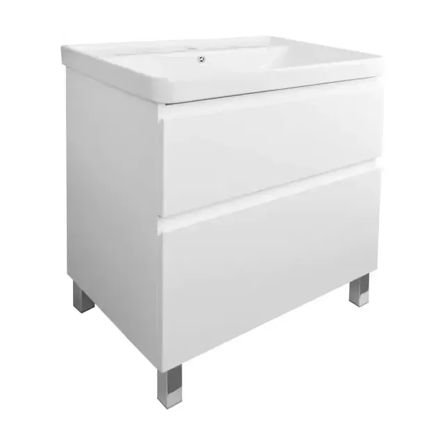 Комплект Тумба Azario Мила 70Н напольная с раковиной Монте 70 CS00085831