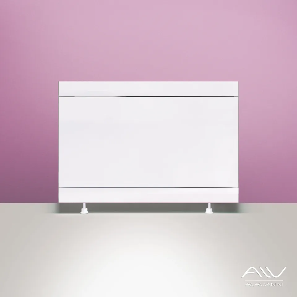 Экран под ванну торцевой Alavann Crystal 75 см ЭМ-75-П0В-К белый МДФ