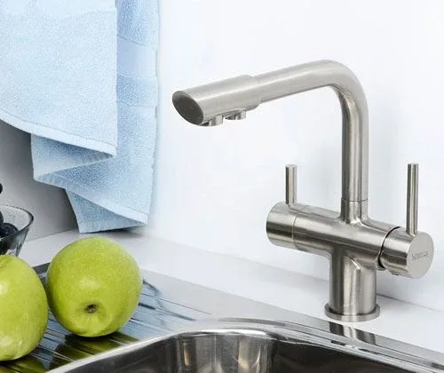 Смеситель WasserKRAFT A8027 для кухни под фильтр, матовый хром