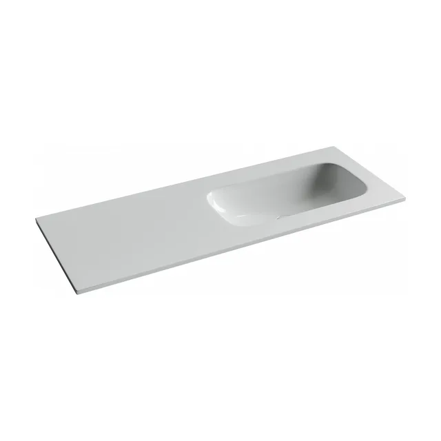 Раковина из сантехнического фарфора Ceramica Nova Грация (Grace) 121 см CN7021wx накладная цвет белый