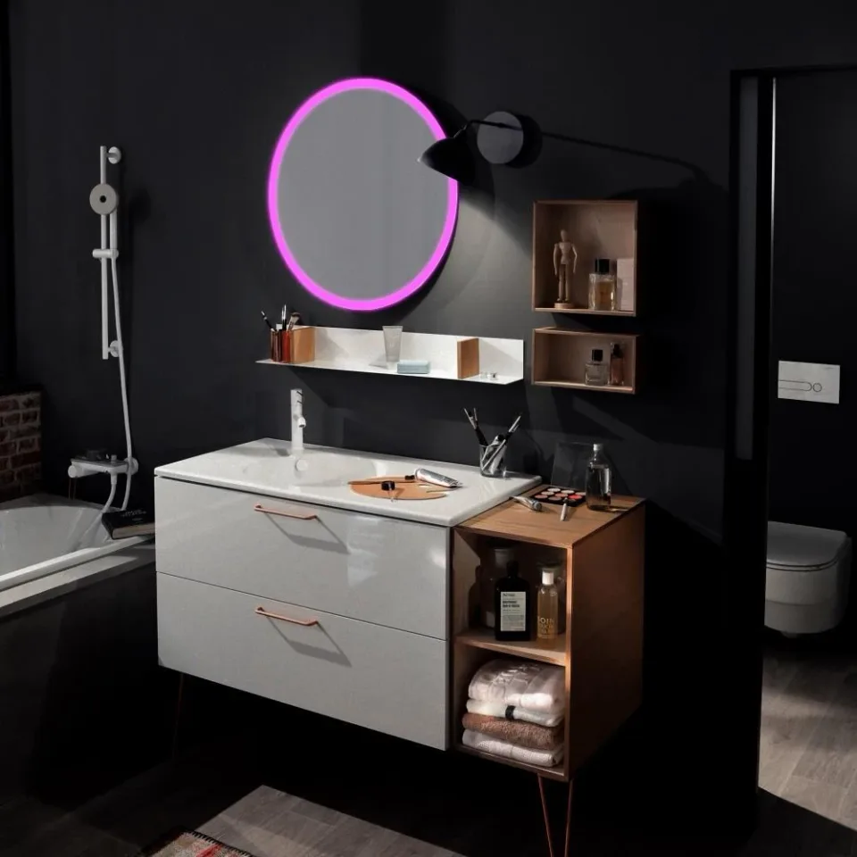 Зеркало Silver Mirrors Perla RGB 77 с Led-подсветкой сенсорный выключатель
