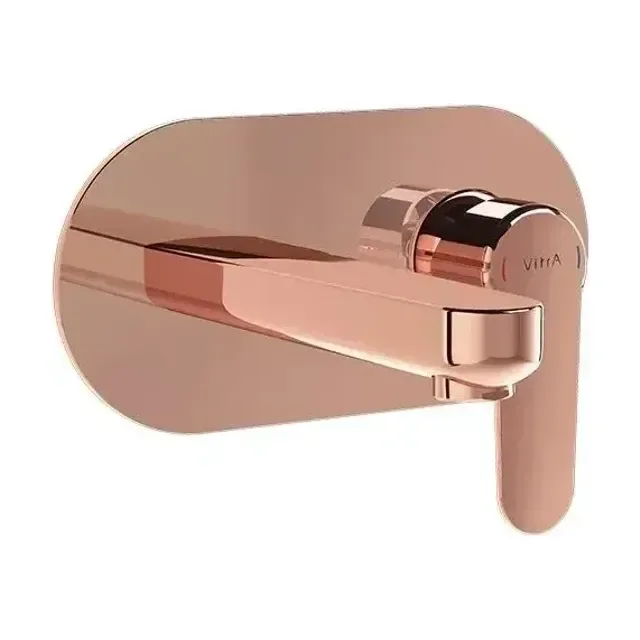 Смеситель Vitra Root Round для раковины медный скрытый монтаж