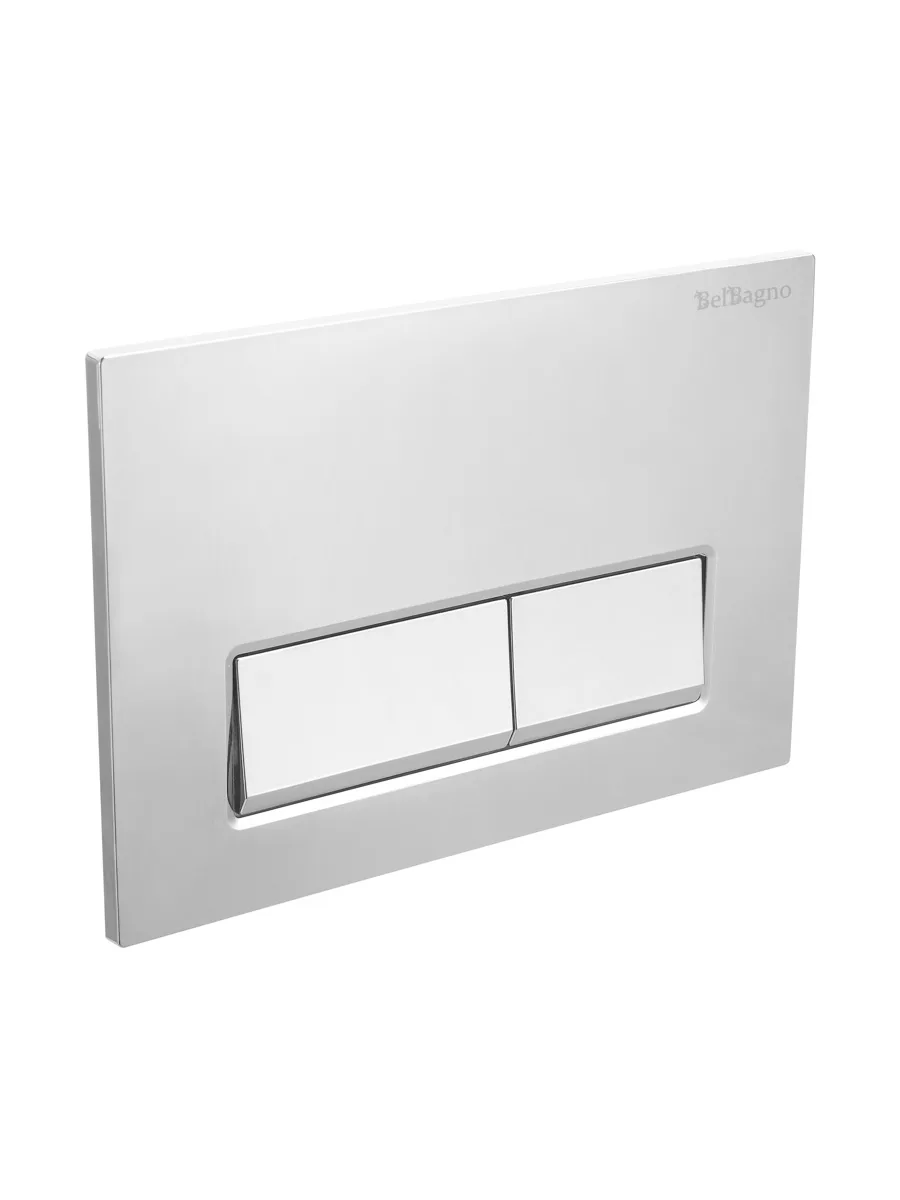 Кнопка смыва BelBagno BB-15R-CRM, хром