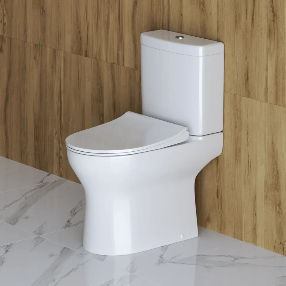 Унитаз-компакт безободковый BelBagno STEAM BB130CPR/BB130SC